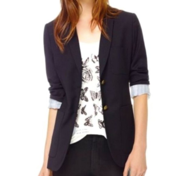 Talula Jackets & Blazers - CLOSET CLEAROUT $10 | Aritzia Talula Black Oxford Blazer w Gold Buttons